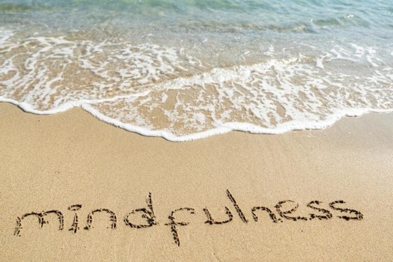 Word Mindfulness in the Sand